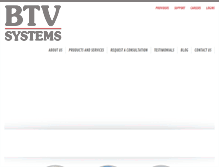 Tablet Screenshot of btvsystems.com